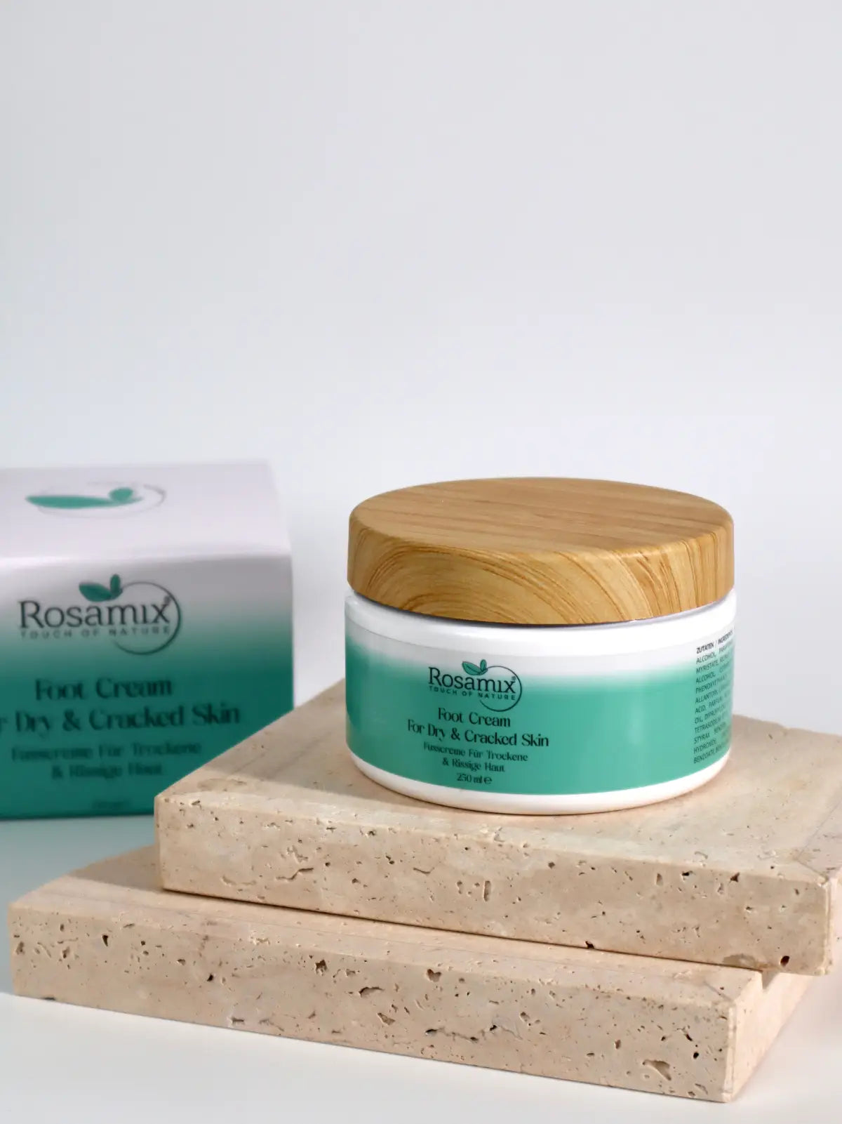 Pflegeprodukt für weiche, gepflegte Füße – ROSAMIX