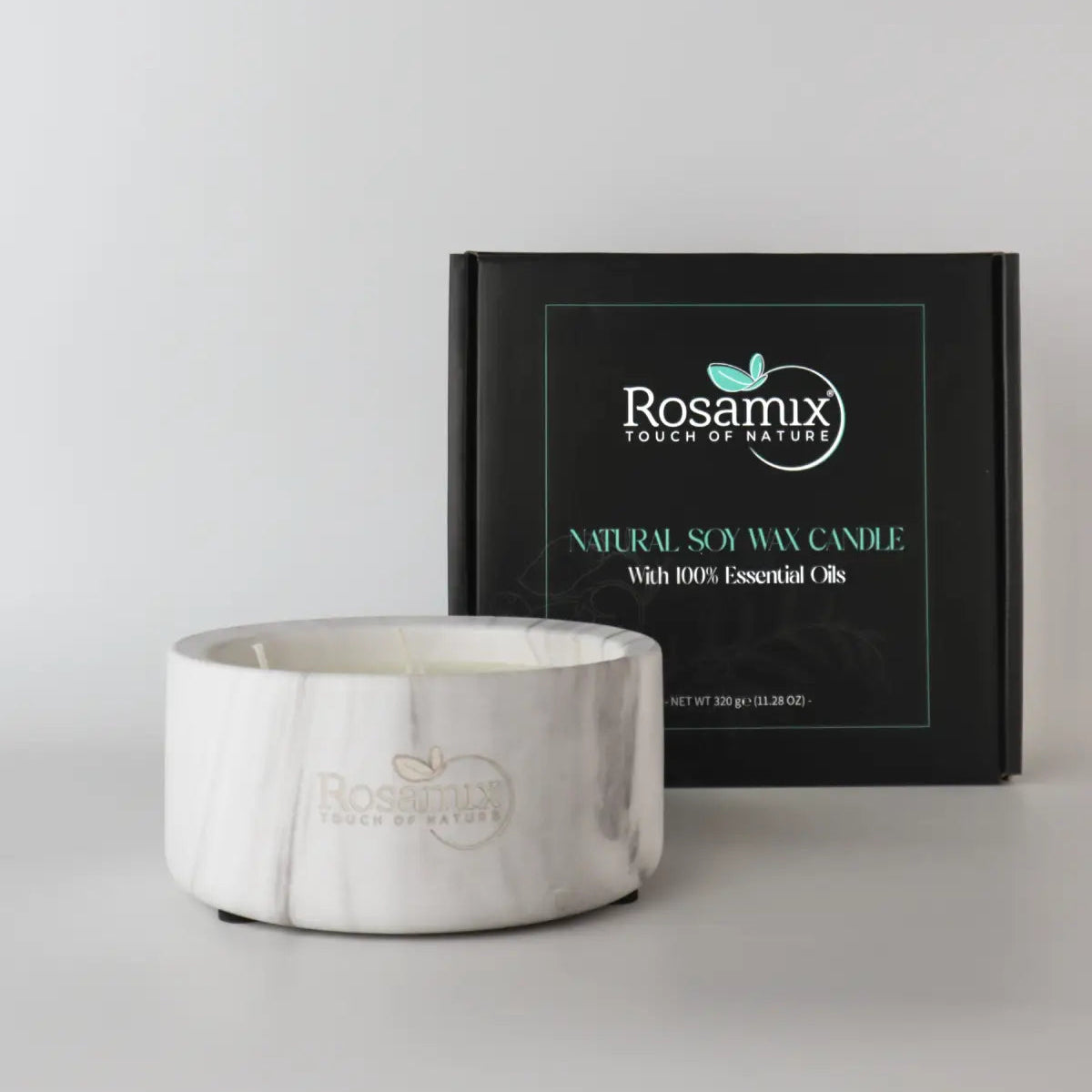 Energising Sojawachskerzen (320g Kerze) - ROSAMIX DE