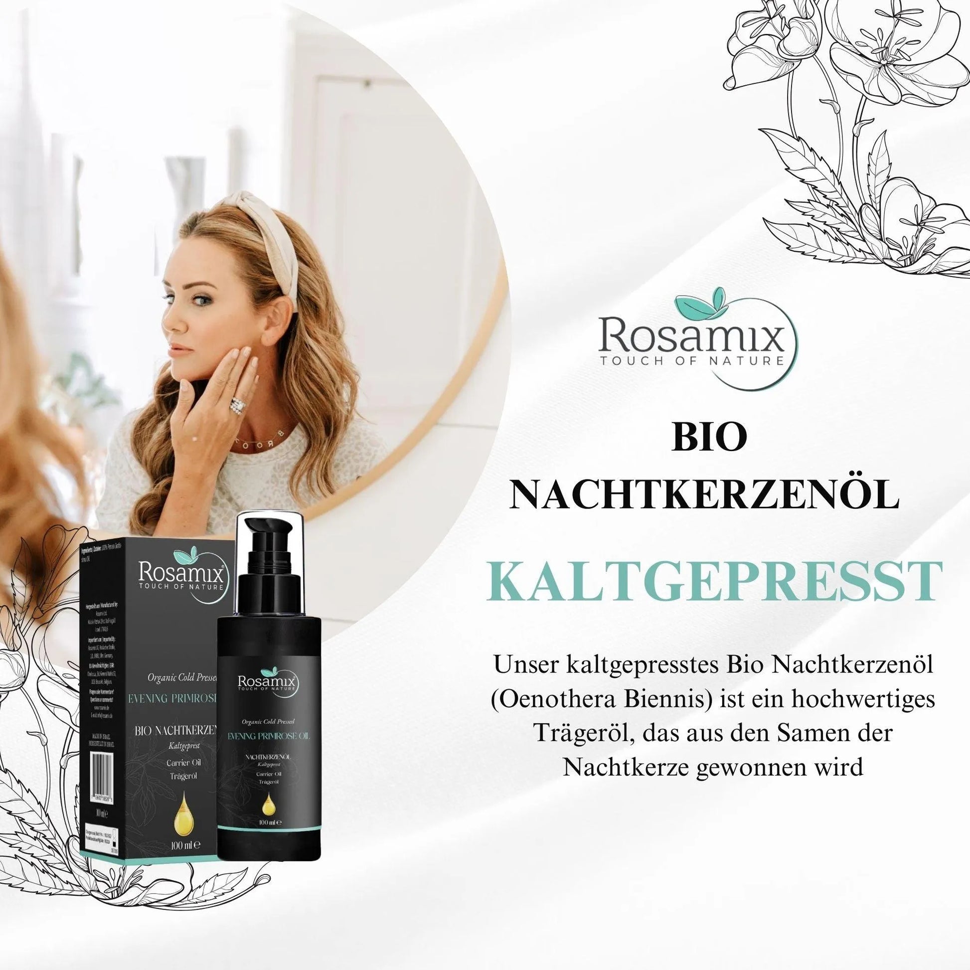 BIO NACHTKERZENÖL KALTGEPRESST - ROSAMIX DE