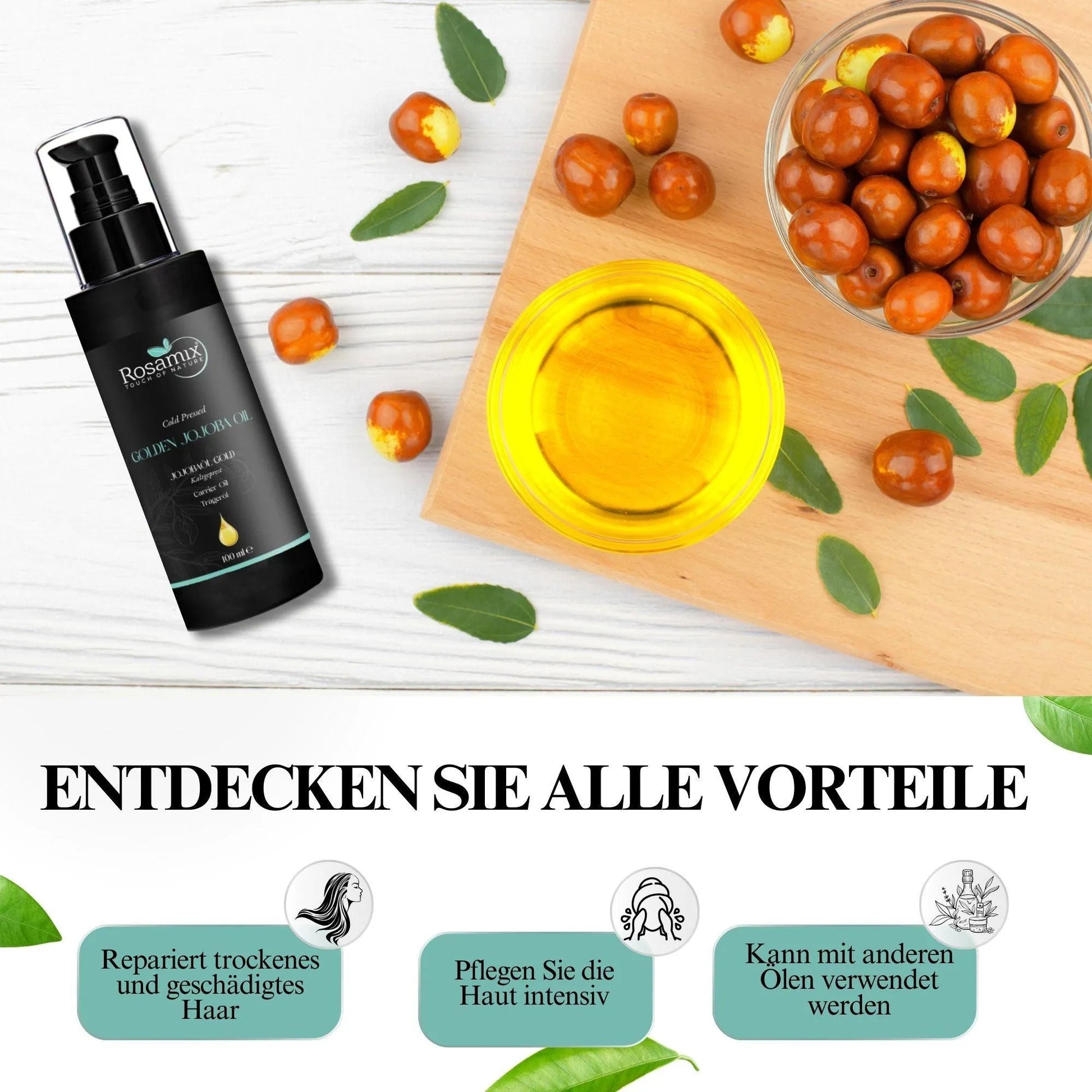 JOJOBAÖL GOLD KALTGEPRESST - ROSAMIX DE