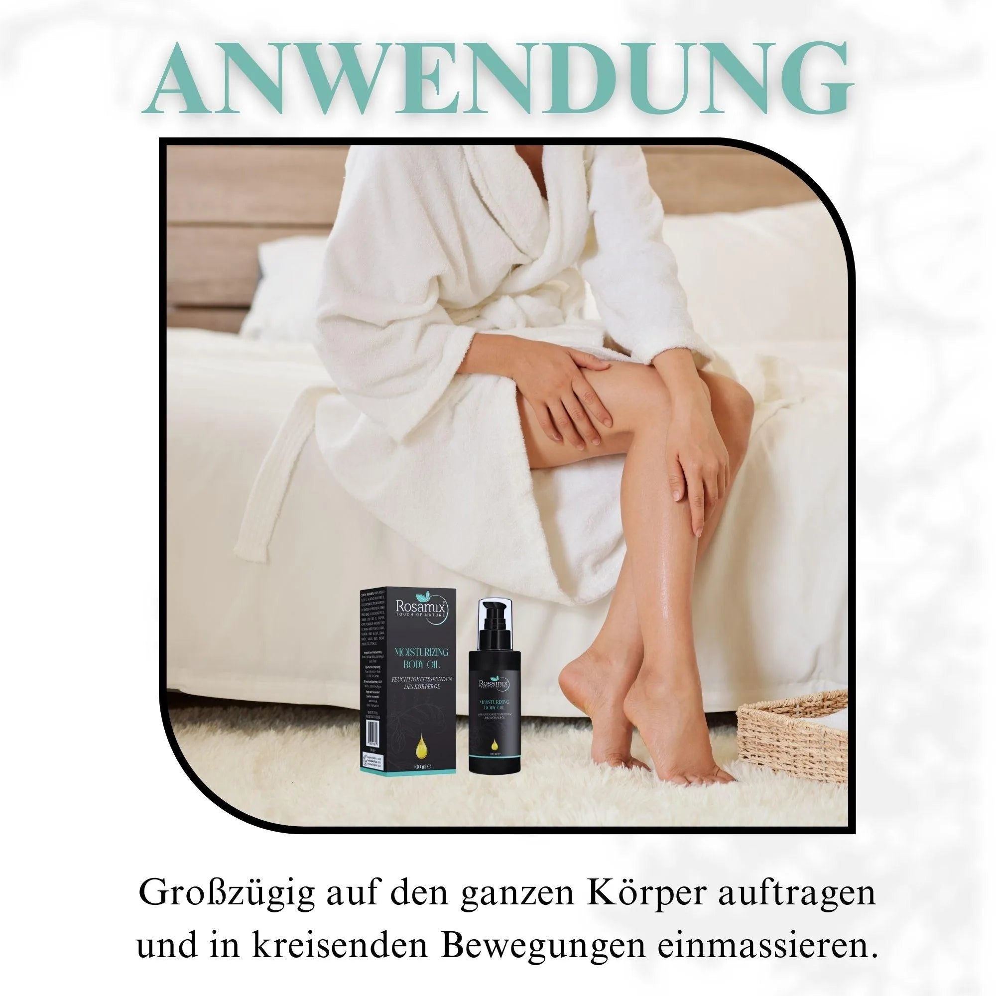 FEUCHTIGKEITSSPENDENDES KÖRPERÖL - ROSAMIX DE