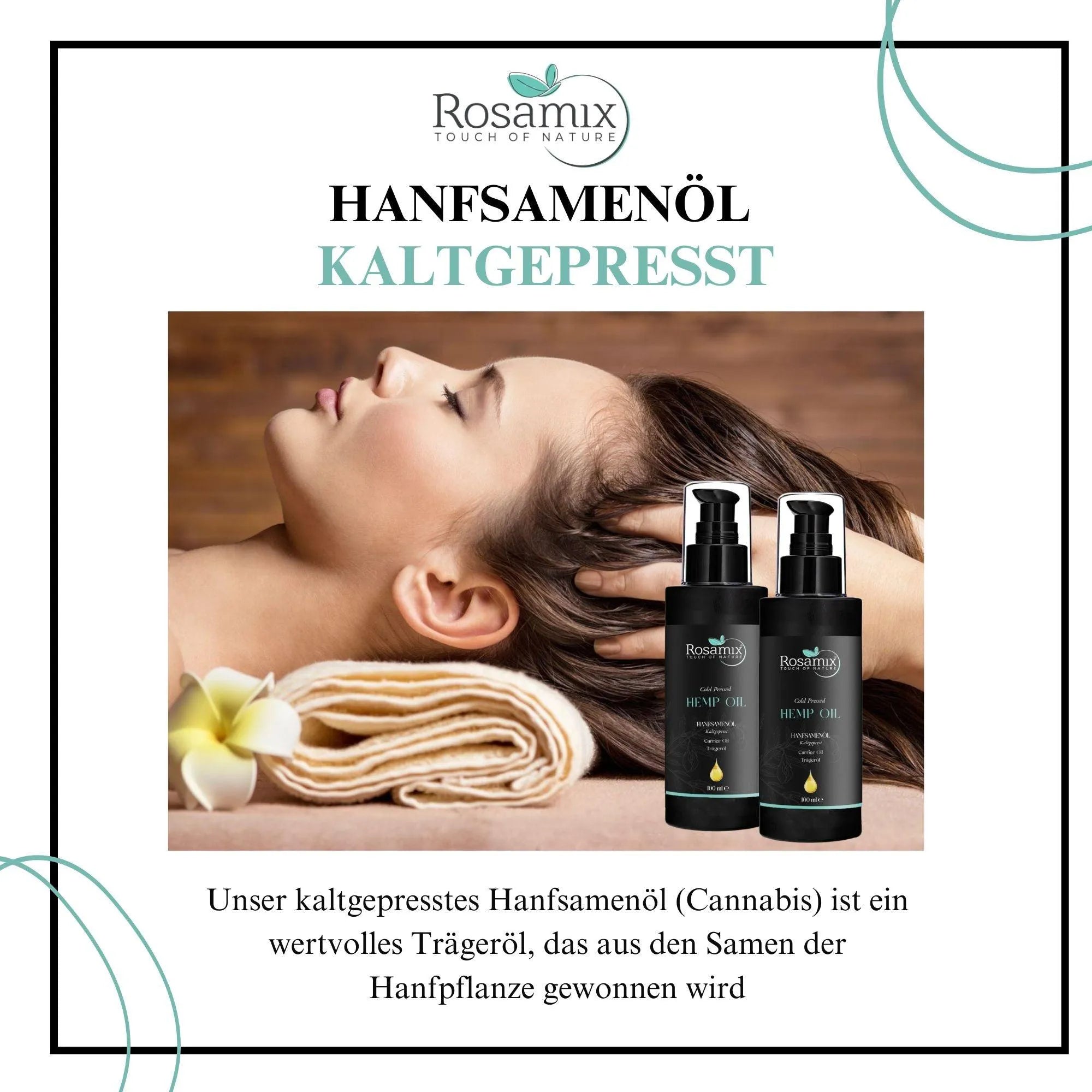 HANFSAMENÖL KALTGEPRESST - ROSAMIX DE