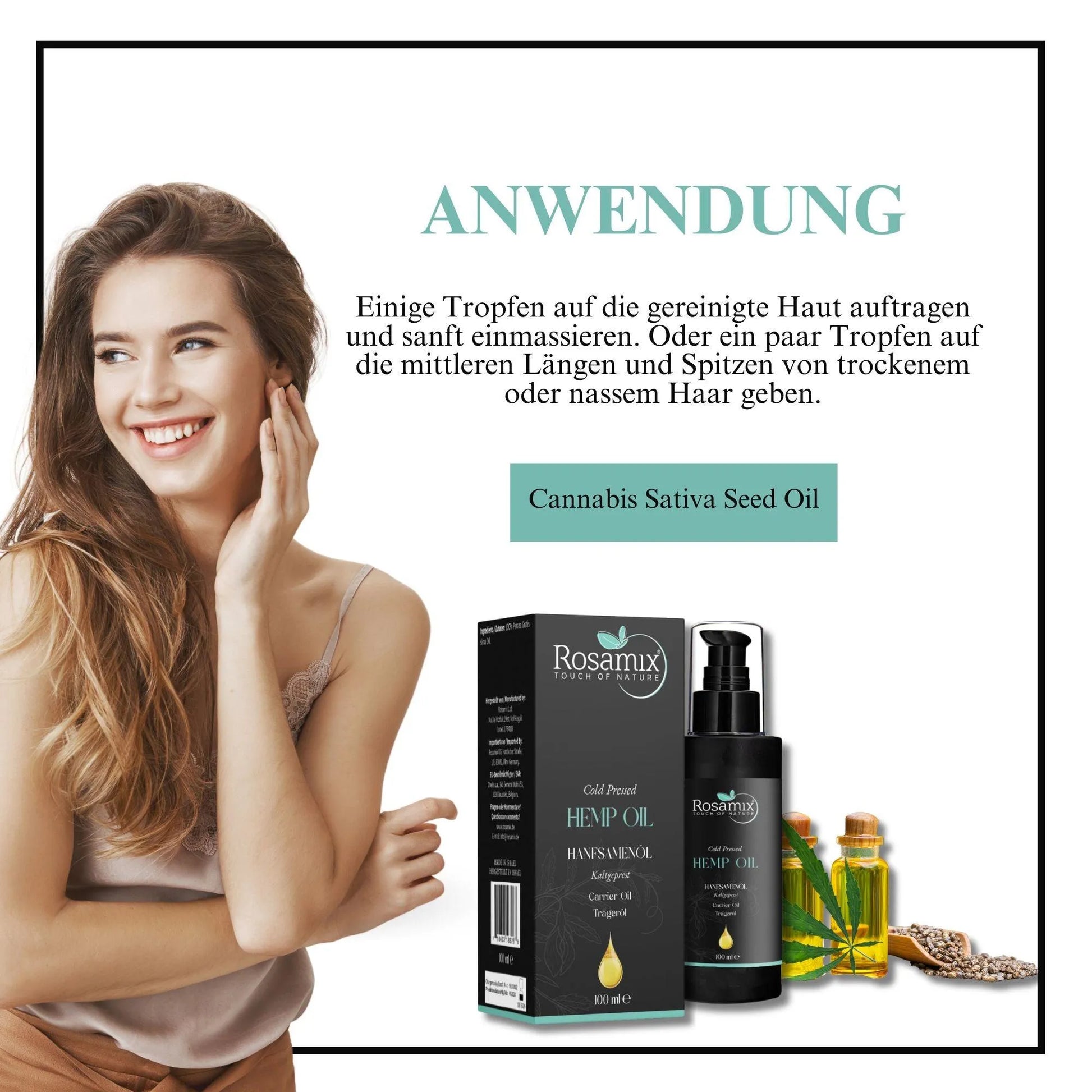 HANFSAMENÖL KALTGEPRESST - ROSAMIX DE