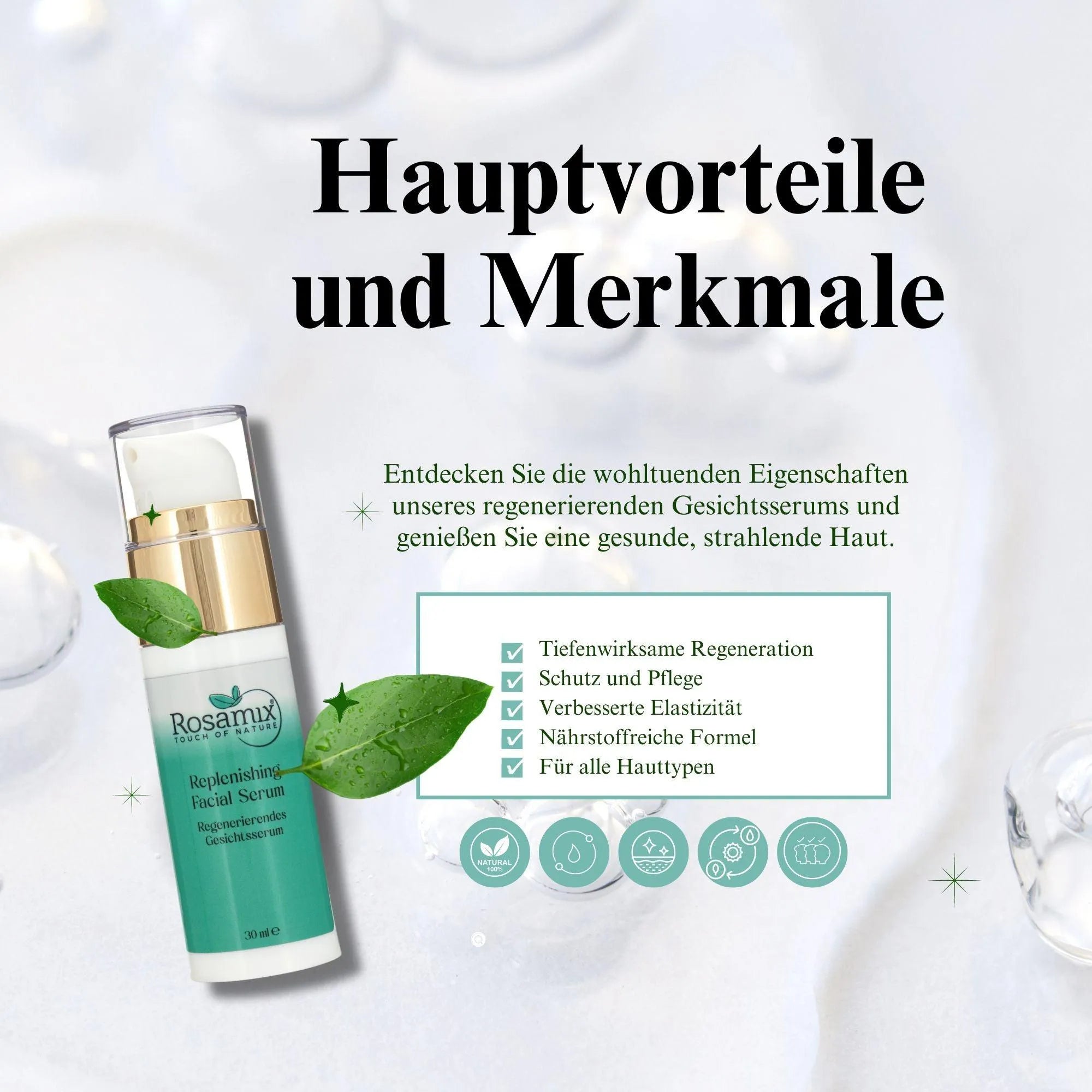 REGENERIERENDES GESICHTSSERUM - ROSAMIX DE