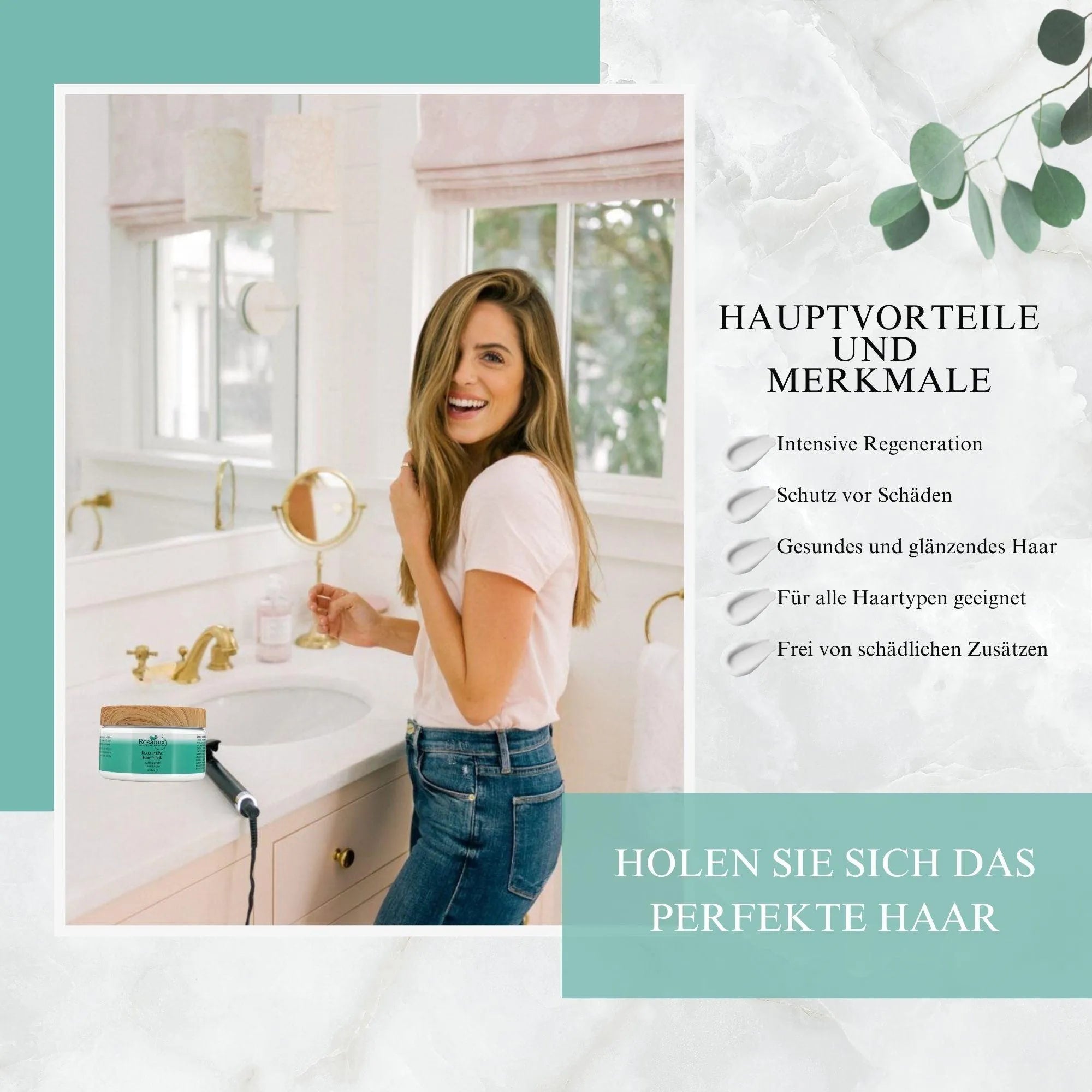 AUFBAUENDE HAARMASKE - ROSAMIX DE