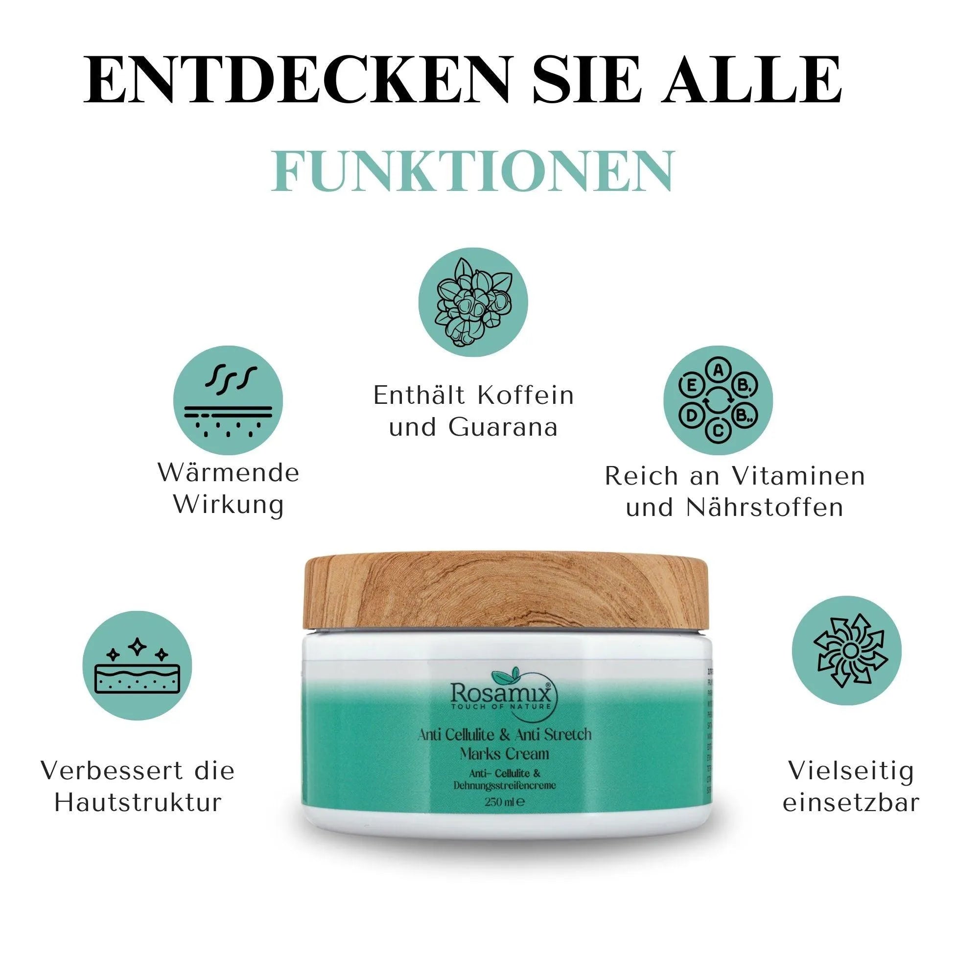 STARK WÄRMENDE ANTI-CELLULITE CREME - ROSAMIX DE