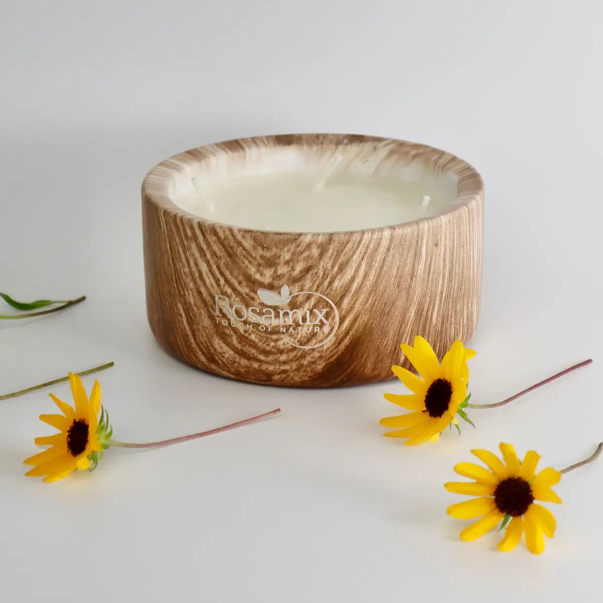 Erfrischend Sojawachskerze (320g Kerze) - ROSAMIX DE