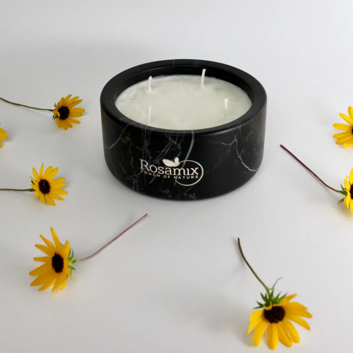 Entspannende Sojawachskerzen (320g Kerze) - ROSAMIX DE