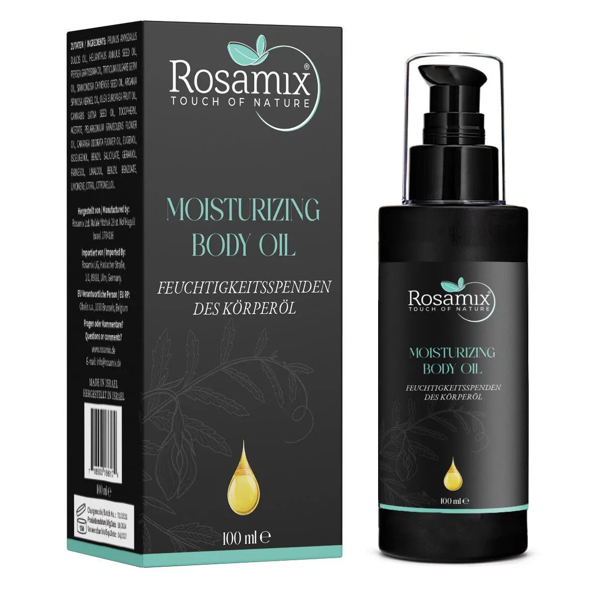 FEUCHTIGKEITSSPENDENDES KÖRPERÖL - ROSAMIX DE